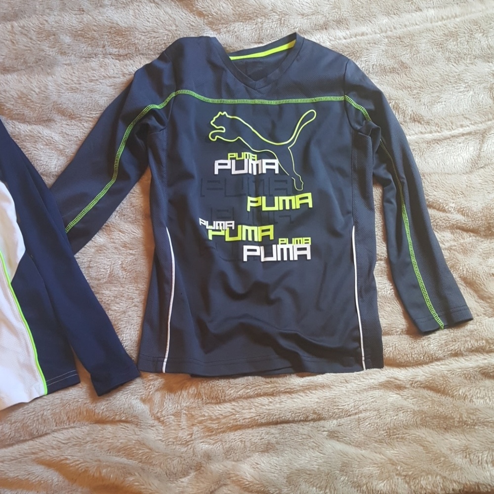 2 puma long sleeve  T shirts
